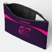 バスケットボール選手，チーム，誕生日ギフト アクセサリーポーチ (見開き)