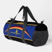 バスケットボール選手，チーム，誕生日，ドイツ国旗 ダッフルバッグ (右コーナー)