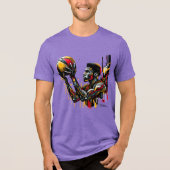 バスケットボール選手 トライブレンドTシャツ (正面)