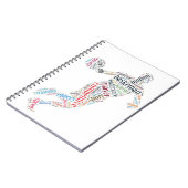 バスケットボール選手 ノートブック (左側)