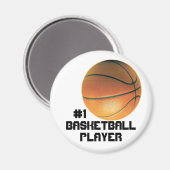 バスケットボール選手 マグネット (正面/裏面)