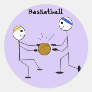バスケットボール選手 ラウンドシール