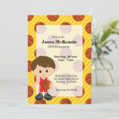 バスケットボール選手 招待状 (スタンド正面)