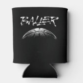 バスケットボール選手 缶クーラー (裏面)