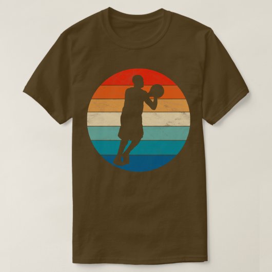 バスケットボール選手 Tシャツ (デザイン正面)