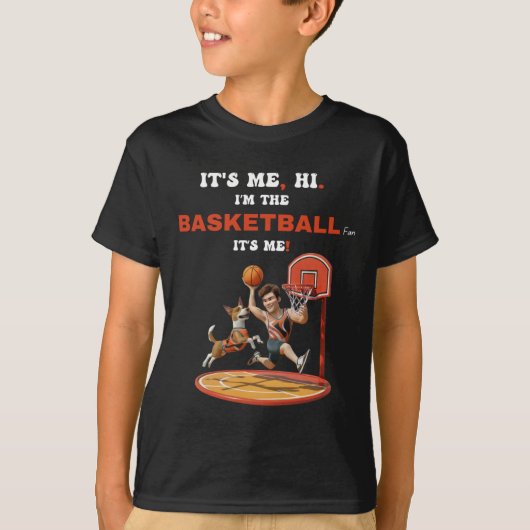 バスケットボール選手 Tシャツ (正面)