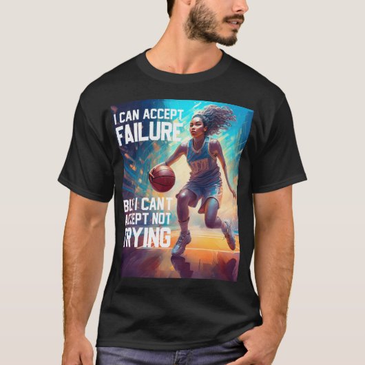 バスケットボール選手 Tシャツ (正面)