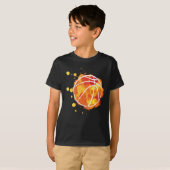 バスケットボール選手 Tシャツ (正面フル)