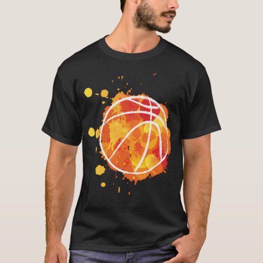 バスケットボール選手 Tシャツ (正面)