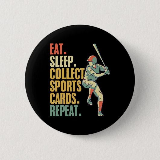 バスケットボール野球カードCo収集スポーツカード 缶バッジ (正面)