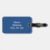 バスケットボール間抜けキャラクター ラゲッジタグ (裏面横)