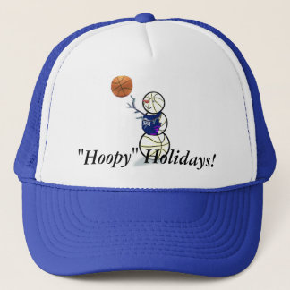 バスケットボール雪だるまクリスマス キャップ