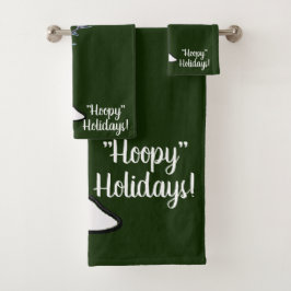 バスケットボール雪だるまクリスマス バスタオルセット