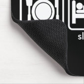 、バスケットボール食べて下さい、眠らせて下さい マウスパッド (コーナー)