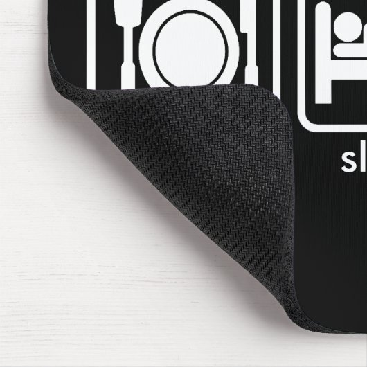 、バスケットボール食べて下さい、眠らせて下さい マウスパッド (コーナー)