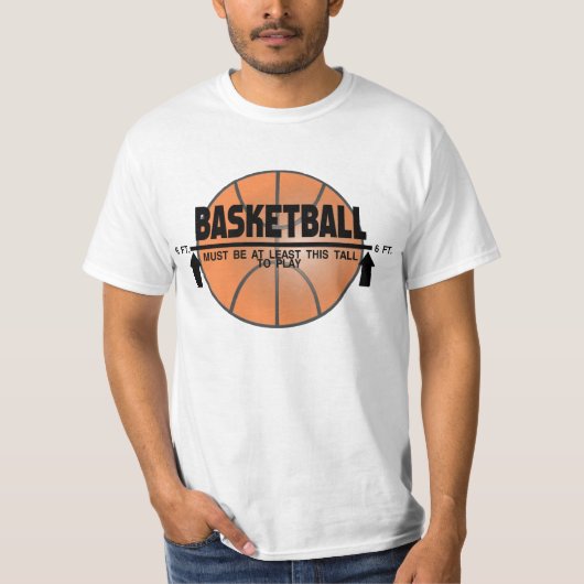 バスケットボール高いこれ Tシャツ (正面)