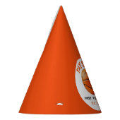 バスケットボール1年連続1回目の誕生日 パーティーハット (左)