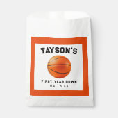 バスケットボール1年連続1回目の誕生日 フェイバーバッグ (正面)