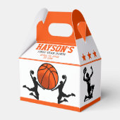 バスケットボール1年連続1回目の誕生日 フェイバーボックス (裏面サイド)