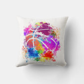 バスケットボール10代の若者ガールズティーンズウィメンズバラーダンク クッション (裏面)