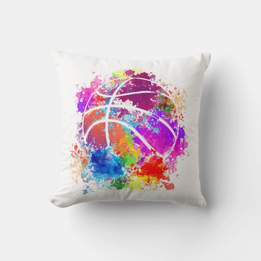 バスケットボール10代の若者ガールズティーンズウィメンズバラーダンク クッション (正面)