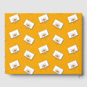 バスケットボール1st誕生日（ミニフープの番号） ゲストブック (裏面)