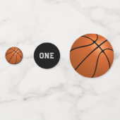 バスケットボール1thバースデーユニークタ10 コンフェッティ (裏面)