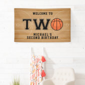 バスケットボール2回目の誕生日 横断幕 (インサイチュ)