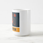 バスケットボール3ポイントショットクロックのゼロ コーヒーマグカップ (中央)