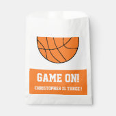 バスケットボール3回目の誕生日 フェイバーバッグ (正面)