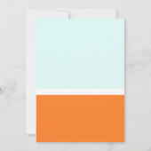 バスケットボール3回目の誕生日 招待状 (裏面)