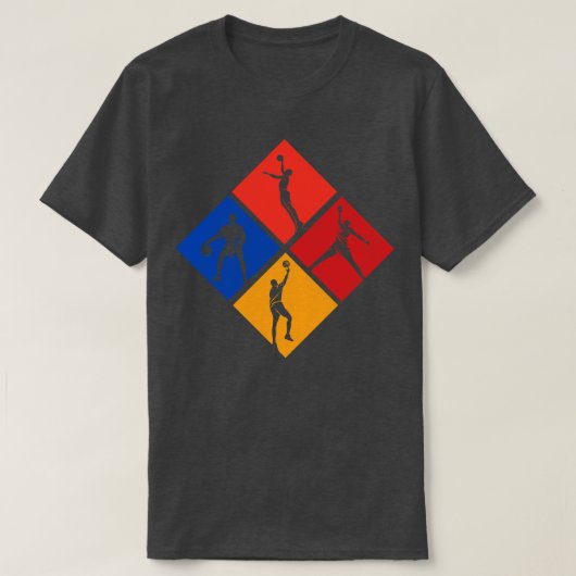 バスケットボール4 Tシャツ (デザイン正面)