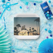 バスケットボール5 ペーパープレート (パーティー)