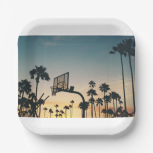 バスケットボール5 ペーパープレート