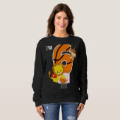 バスケットボール6th誕生日パーティーライオンモンキーズーズーアニメーション スウェットシャツ (正面フル)