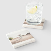 バスケットボール85 ストーンコースター (横)