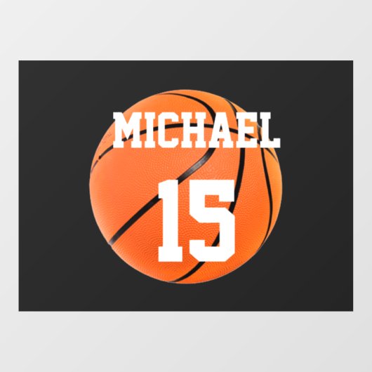 バスケットボール あなたの名前 ウィンドウサイン (シート)