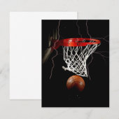 バスケットボール ご招待 招待状 (正面/裏面)
