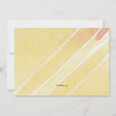 バスケットボール ウォーターカラー ご招待状 招待状 (裏面)