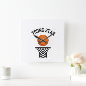 バスケットボール ウォールクロック (ホーム)