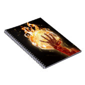 バスケットボール・オン・ファイアノート ノートブック (右側)