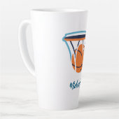 バスケットボール カフェラテマグ (左アングル)