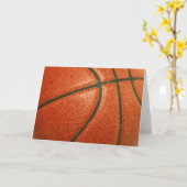 バスケットボール カード (黄色い花)