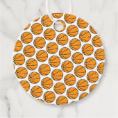 バスケットボール キッズ スポーツ パーティー チーム コーチ ナプキン フェイバータグ (正面)