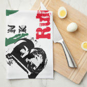 バスケットボール キッチンタオル (四つ折り)