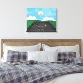 バスケットボール キャンバスプリント (インサイチュ (寝室))