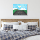 バスケットボール キャンバスプリント (インサイチュ (寝室))