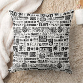 バスケットボール クッション 20" x 20" (ブランケット)