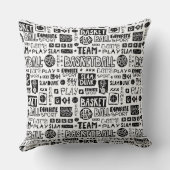 バスケットボール クッション 20" x 20" (裏面)