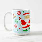 バスケットボール クリスマス コーヒーマグカップ (左)